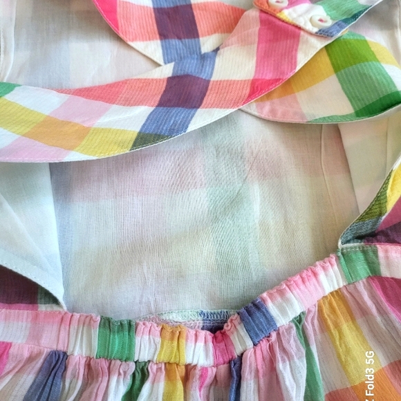 ♥️EUC❤️ BODEN GIRLS CRISS-CROSS BACK TOP - Picture 3 of 7